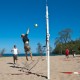 Beachvolley på Vätterstranden